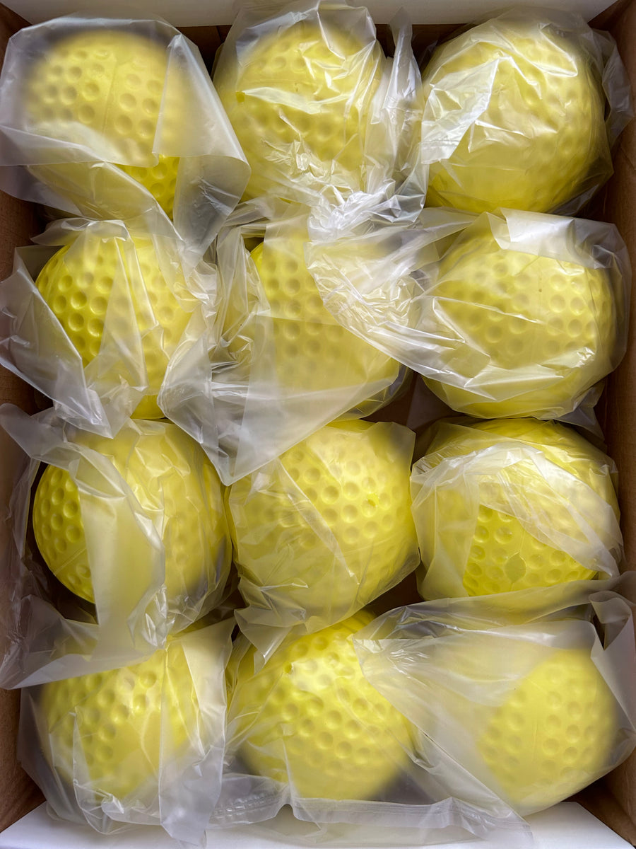 Dimple Ball Yellow (Dozen) Bazooka Sports