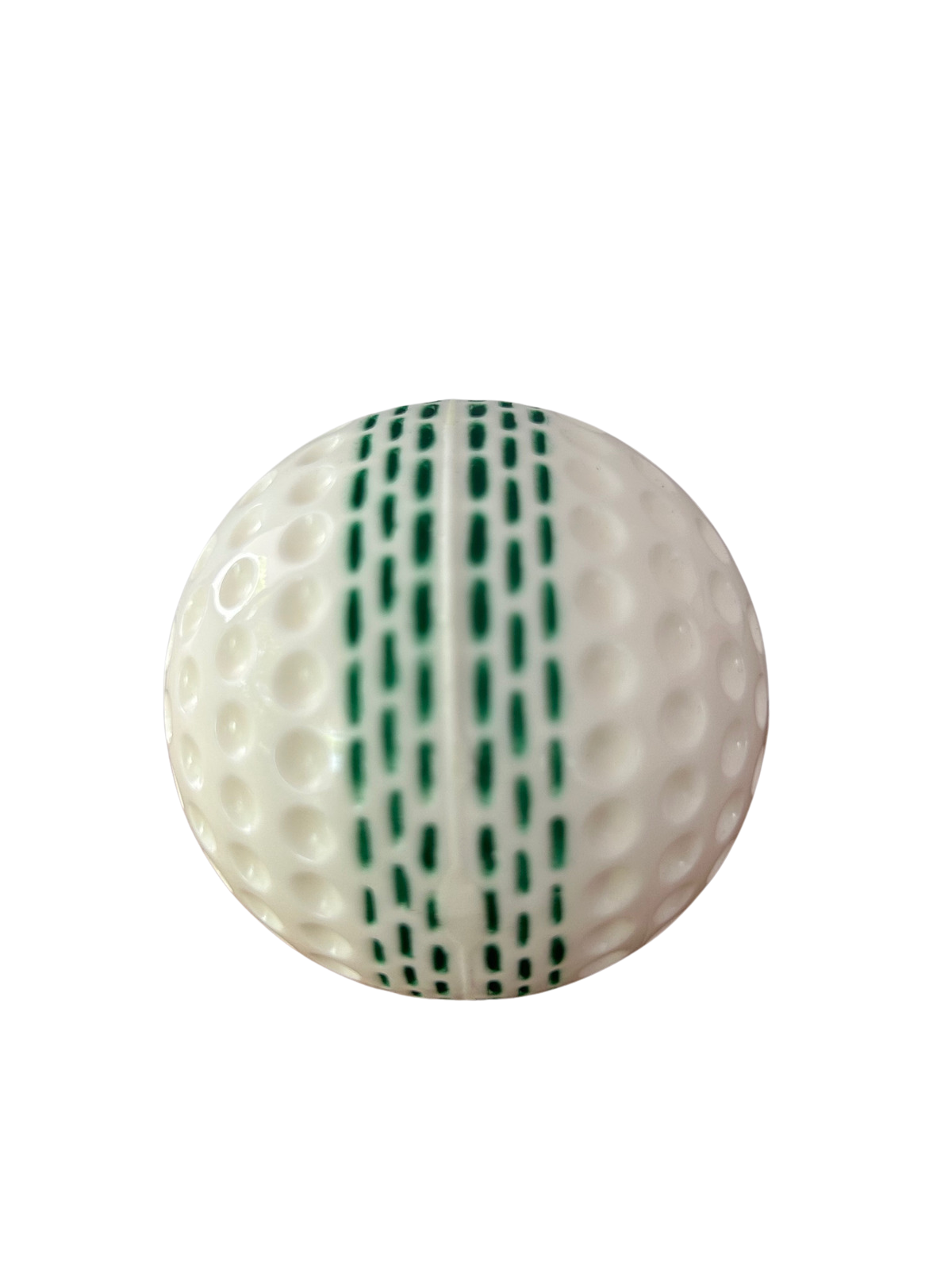 Dimple Ball - White with Green Seam (Dozen)
