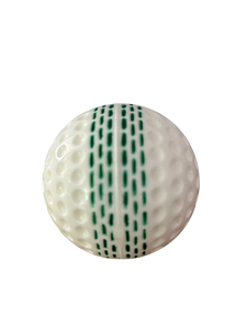 Dimple Ball - White with Green Seam (Dozen)